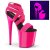 Pleaser FLAMINGO-869UV Sandales à plateforme Néon Rose EU-39/US-9