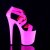 Pleaser FLAMINGO-869UV Sandales à plateforme Néon Rose EU-39/US-9