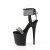 Pleaser FLAMINGO-870 Sandales à plateforme Cuir synthétique Strass Noir Argent EU-35/US-5