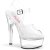 Pleaser GLEAM-608 Sandales à plateforme Transparent EU-40/US-10