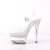 Pleaser GLEAM-608 Sandales à plateforme Transparent EU-35/US-5