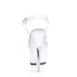 Pleaser ILLUMINATOR-708 Bottines à plateforme Transparent Couleur EU-37/US-7