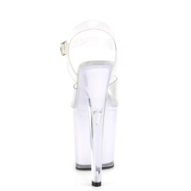 Pleaser ILLUMINATOR-808 Bottines à plateforme Transparent Couleur EU-35/US-5