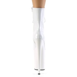 Pleaser INFINITY-1020 Bottines à plateforme Vernis Blanc EU-37/US-7