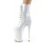 Pleaser INFINITY-1020 Bottines à plateforme Vernis Blanc EU-37/US-7