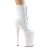 Pleaser INFINITY-1020 Bottines à plateforme Vernis Blanc EU-37/US-7
