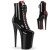 Pleaser INFINITY-1020FH Bottines à plateforme Vernis Noir EU-39/US-9
