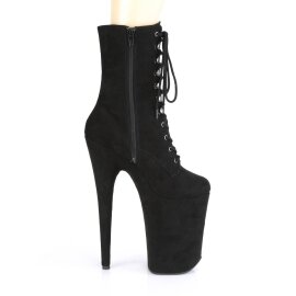 Pleaser INFINITY-1020FS Bottines à plateforme Daim synthétique Noir EU-36/US-6