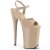 Pleaser INFINITY-909 Sandales à plateforme Vernis Beige EU-39/US-9