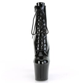 Pleaser IRONGRIP-1020 Bottines à plateforme Vernis Noir EU-35/US-5