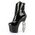 Pleaser IRONGRIP-1020 Bottines à plateforme Vernis Noir EU-36/US-6