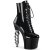 Pleaser IRONGRIP-1020 Bottines à plateforme Vernis Noir EU-37/US-7