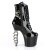 Pleaser IRONGRIP-1020 Bottines à plateforme Vernis Noir EU-37/US-7