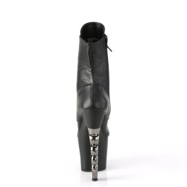 Pleaser IRONGRIP-1020 Bottines à plateforme Cuir synthétique Noir EU-35/US-5