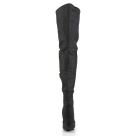 Pleaser LEGEND-8899 Bottes cuissardes Cuir Noir EU-37/US-7
