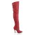 Pleaser LEGEND-8899 Bottes cuissardes Cuir Rouge EU-37/US-7