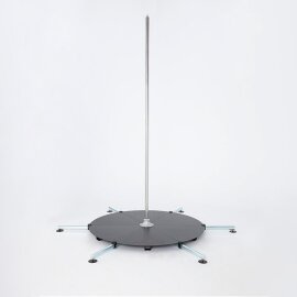Lupit Pole Stage Pieds longs Acier inoxydable 45 mm