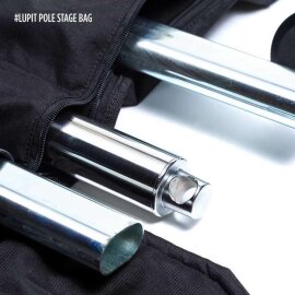 Lupit Pole Stage Pieds courts Acier inoxydable 45 mm avec sacs de transport