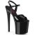 Pleaser NAUGHTY-809 Sandales à plateforme Vernis Noir EU-35/US-5