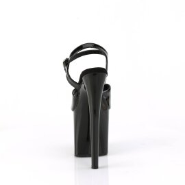Pleaser NAUGHTY-809 Sandales à plateforme Vernis Noir EU-37/US-7