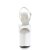 Pleaser NAUGHTY-809 Sandales à plateforme Vernis Blanc EU-39/US-9
