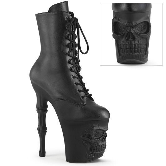Pleaser RAPTURE-1020 Bottines à plateforme Cuir synthétique Noir EU-35/US-5