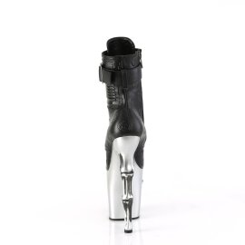 Pleaser RAPTURE-1020STR-02 Bottines à plateforme Cuir synthétique Noir EU-35/US-5