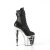 Pleaser RAPTURE-1020STR-02 Bottines à plateforme Cuir synthétique Noir EU-35/US-5