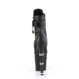Pleaser RAPTURE-1020STR-LT Bottines à plateforme Cuir synthétique Cuir Noir EU-39/US-9