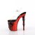Pleaser RAPTURE-808-LT Sandales à plateforme Transparent Rouge EU-37/US-7