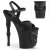 Pleaser RAPTURE-809 Sandales à plateforme Cuir synthétique Noir EU-35/US-5