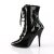 Pleaser SEDUCE-1020 Bottines Vernis Noir EU-39/US-9