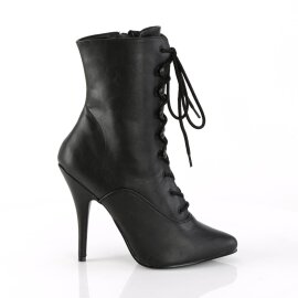 Pleaser SEDUCE-1020 Bottines Cuir synthétique Noir EU-42/US-12