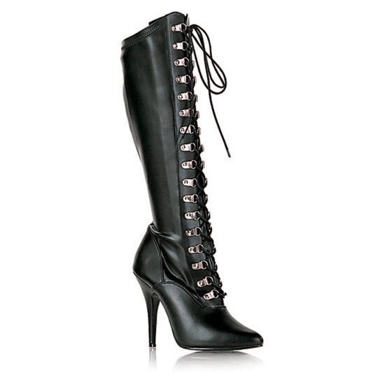 Pleaser SEDUCE-2024 Bottes Cuir synthétique Noir EU-44/US-14