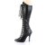 Pleaser SEDUCE-2024 Bottes Cuir synthétique Noir EU-44/US-14