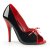 Pleaser SEDUCE-216 Escarpins Vernis Noir EU-35/US-5