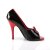 Pleaser SEDUCE-216 Escarpins Vernis Noir EU-35/US-5