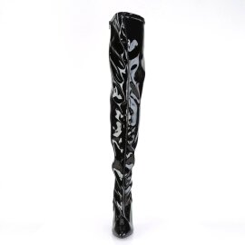 Pleaser SEDUCE-3000 Bottes cuissardes Vernis Noir EU-37/US-7