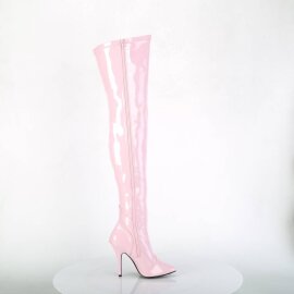Pleaser SEDUCE-3000 Bottes cuissardes Vernis Rose EU-38/US-8