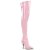 Pleaser SEDUCE-3000 Bottes cuissardes Vernis Rose EU-38/US-8