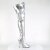 Pleaser SEDUCE-3000 Bottes cuissardes Cuir synthétique Argent EU-36/US-6