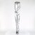 Pleaser SEDUCE-3000 Bottes cuissardes Cuir synthétique Argent EU-38/US-8