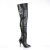 Pleaser SEDUCE-3010 Bottes cuissardes Cuir synthétique Noir EU-38/US-8