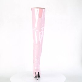 Pleaser SEDUCE-3010 Bottes cuissardes Vernis Rose EU-38/US-8