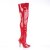 Pleaser SEDUCE-3010 Bottes cuissardes Vernis Rouge EU-36/US-6