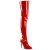 Pleaser SEDUCE-3010 Bottes cuissardes Vernis Rouge EU-38/US-8