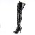 Pleaser SEDUCE-3024 Bottes cuissardes Vernis Noir EU-38/US-8