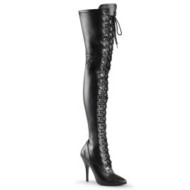 Pleaser SEDUCE-3024 Bottes cuissardes Cuir...