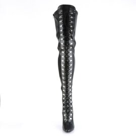 Pleaser SEDUCE-3024 Bottes cuissardes Cuir...