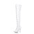 Pleaser SEDUCE-3024 Bottes cuissardes Vernis Blanc EU-44/US-14